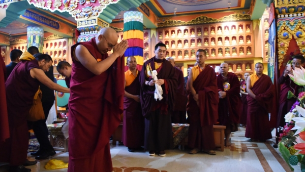 The Gyalwang Karmapa Consecrates the New Nyingma Temple in Bodh Gaya